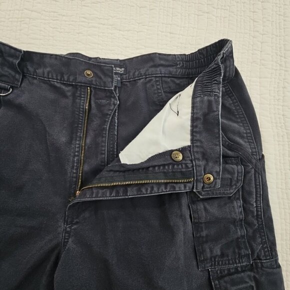 5.11 Tactical Pants Men's 34x32 Navy Blue Canvas Cargo Double Knee Style 74251 - Picture 10 of 13